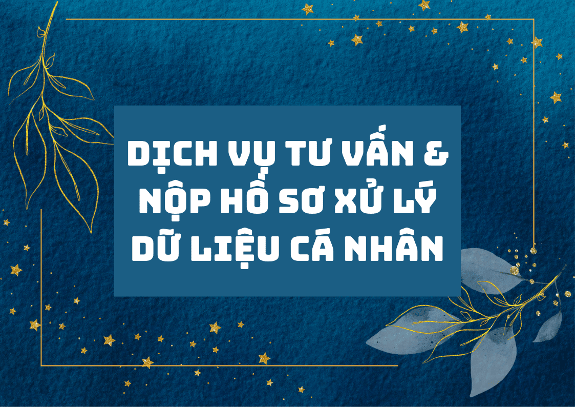 DỊCH VỤ TƯ VẤN & HỖ TRỢ NỘP HỒ SƠ XỬ LÝ DỮ LIỆU CÁ NHÂN Blue Yellow Modern Website Creation Service Poster 3